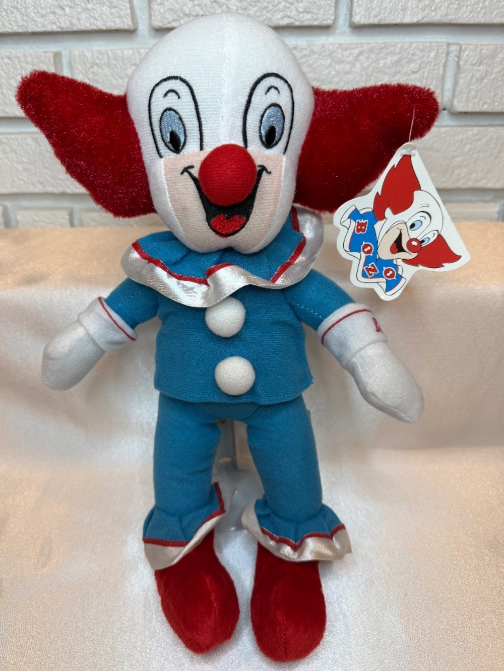 Vintage Bozo the Clown Plush Doll With Tag